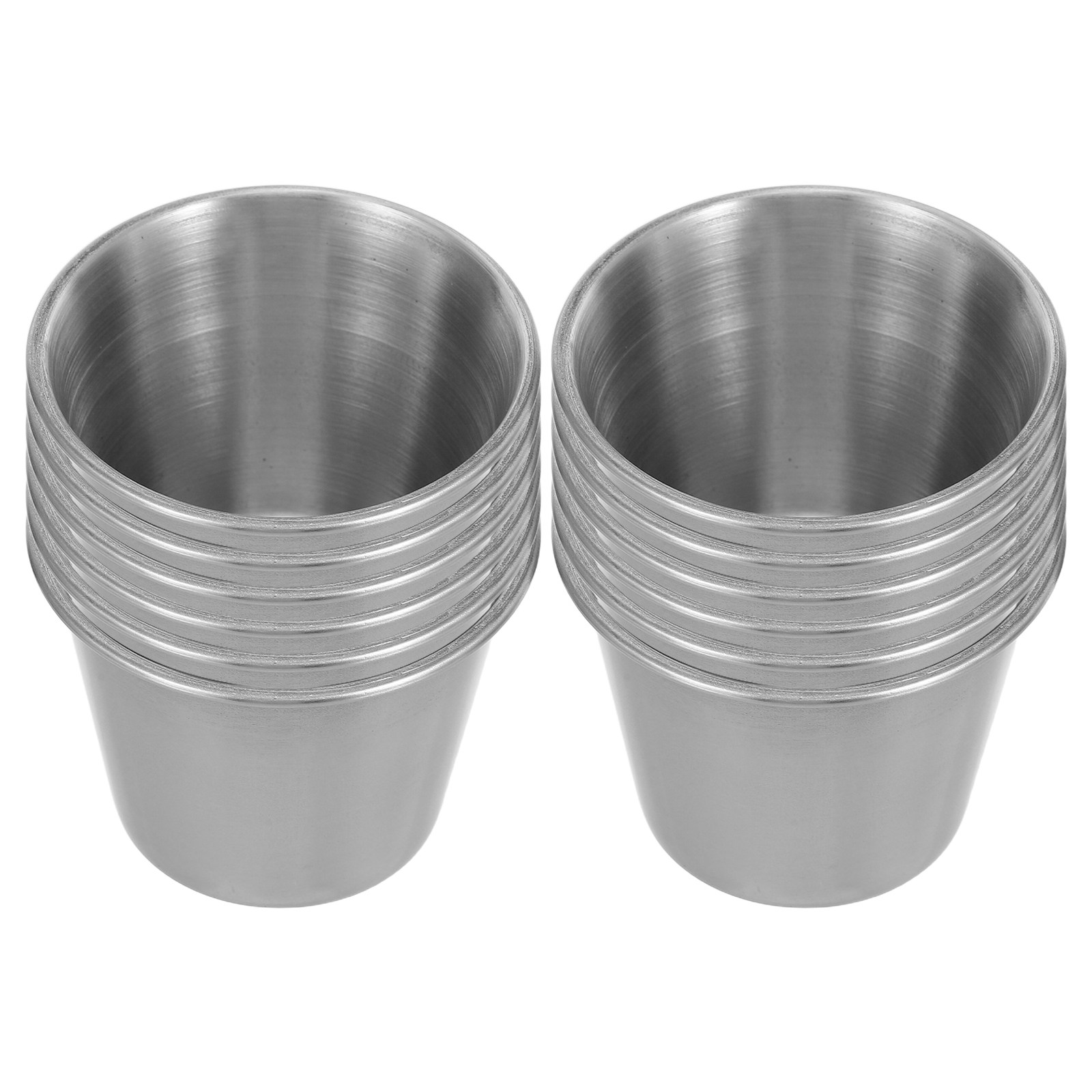 Coffee Tea Vodka - 12Pcs Stainless Steel Liquor Tumblers 45Ml