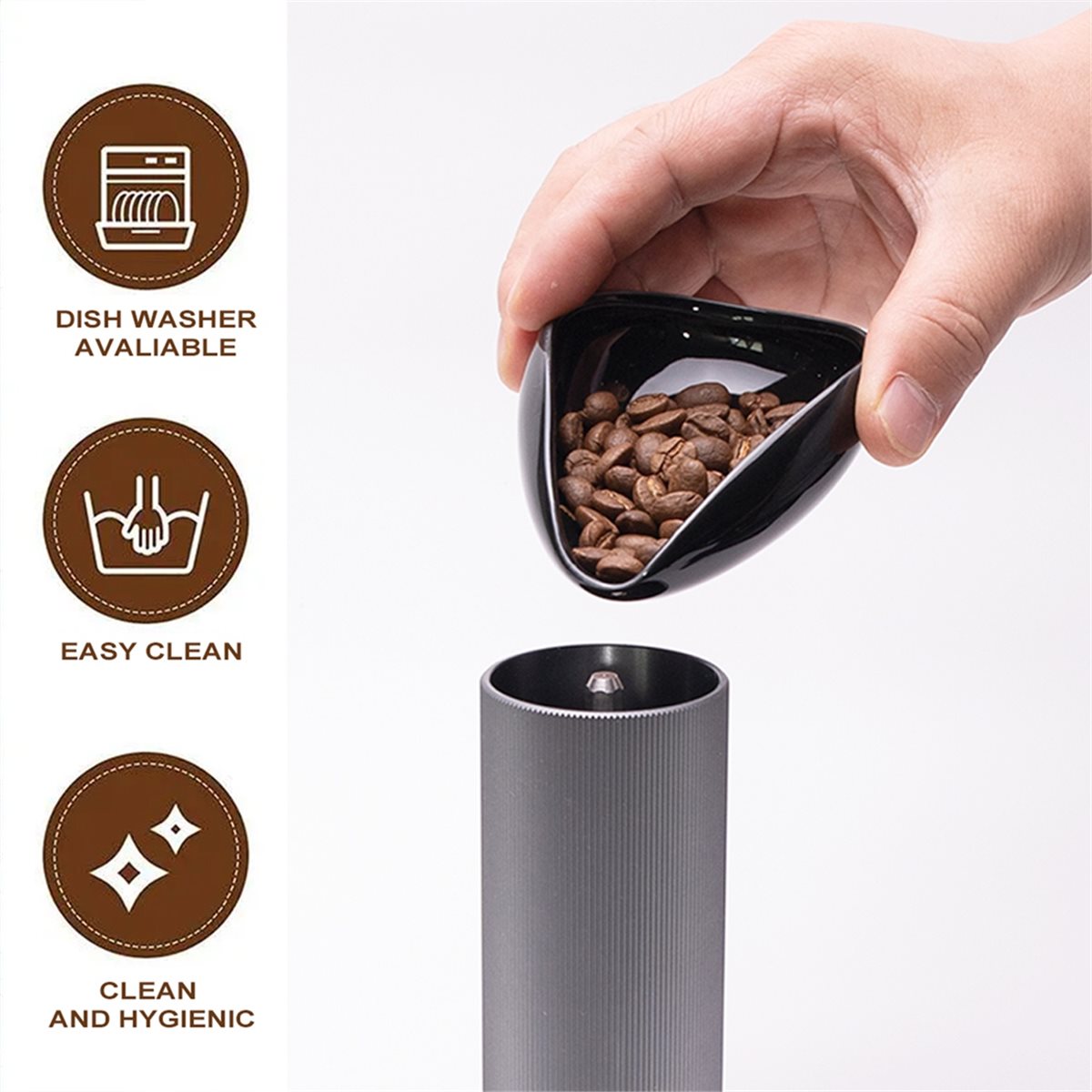 Coffee Tea Or - Coffee Bean Dosing Cup and Spoon