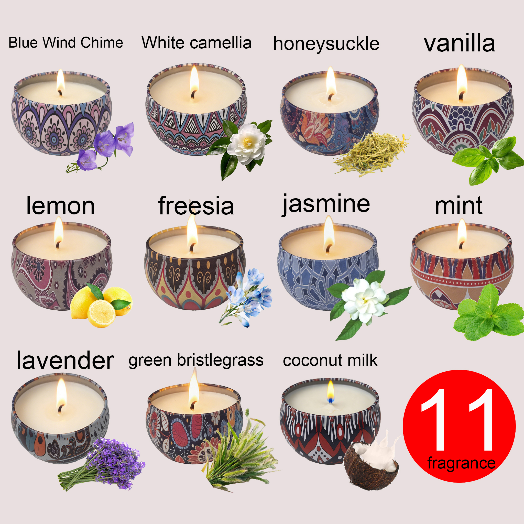 Mug Tea Coffee - 1 Pack of Ham-Scented Aromatherapy Candles,