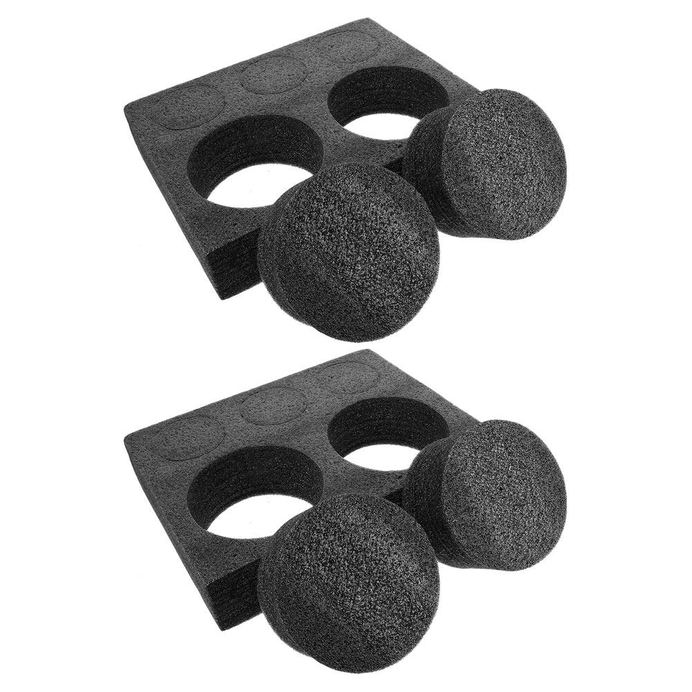 Coffee Tea Cups - 2Pcs Takeout Cup Holder Foam Carrier
