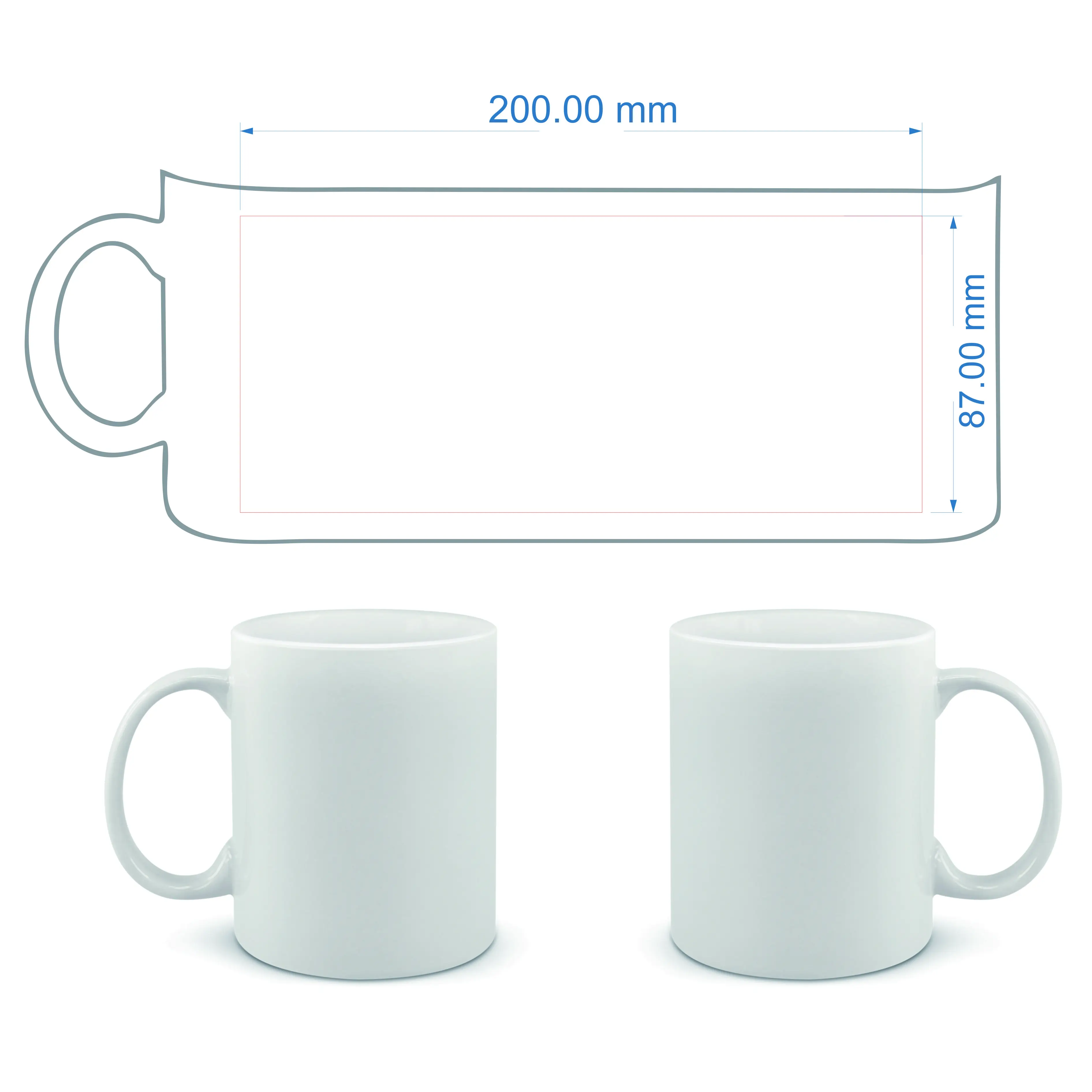 DIY Customized mugs 350ML 12oz - Coffee Tea Logo avaliação e preço