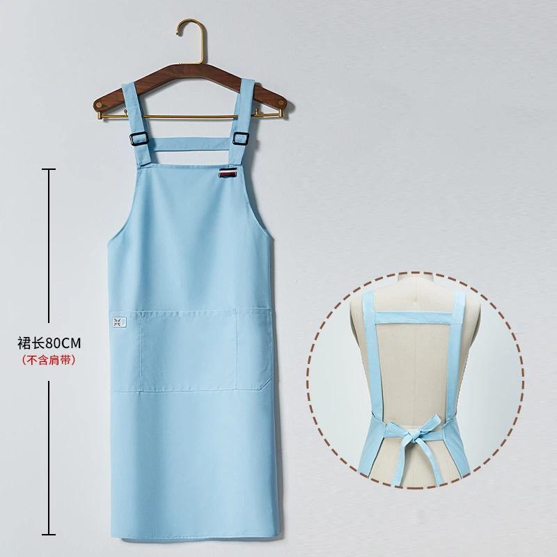 Korean Apron Custom Logo Flora - Coffee Tea Logo avaliação e preço