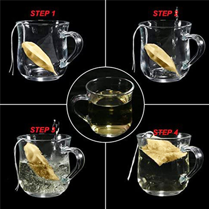 AT19-6000 Pack Tea Filter Bags - Coffee Leaves Tea avaliação e preço