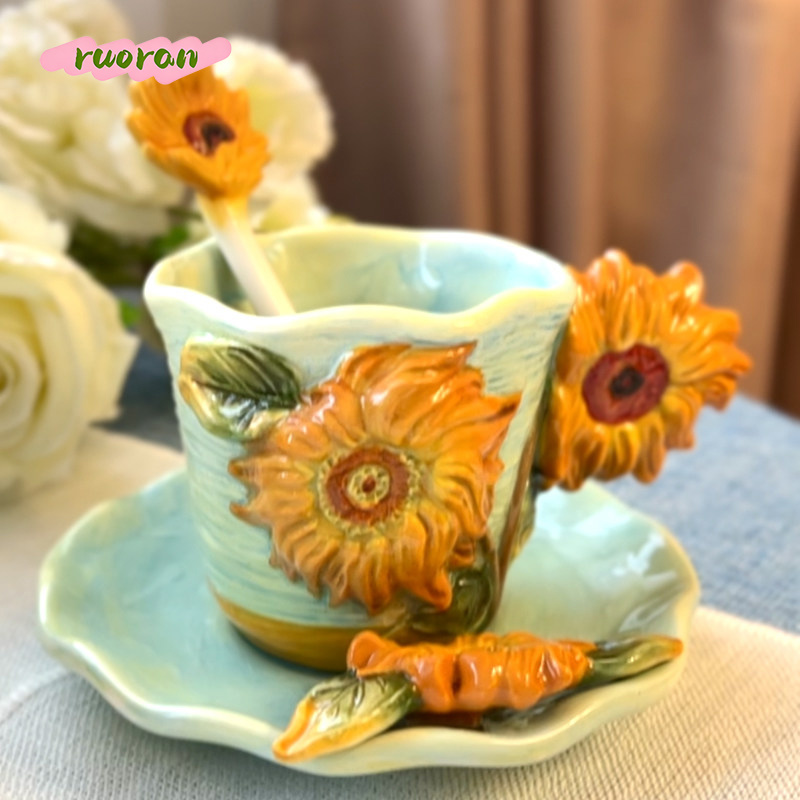 Van Gogh Starry Night Ceramic  - Coffee Tea Van avaliação e preço