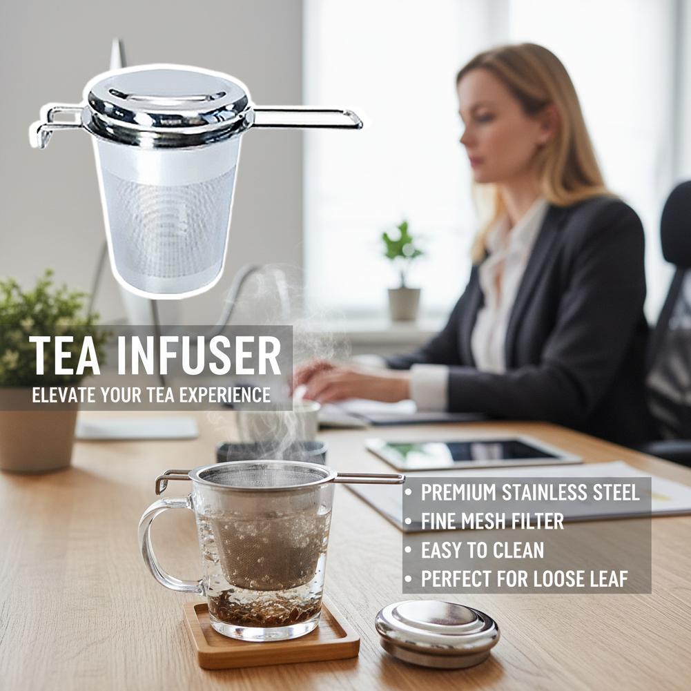 1pc Loose Leaf Tea Infuser Sta - Coffee Leaves Tea avaliação e preço