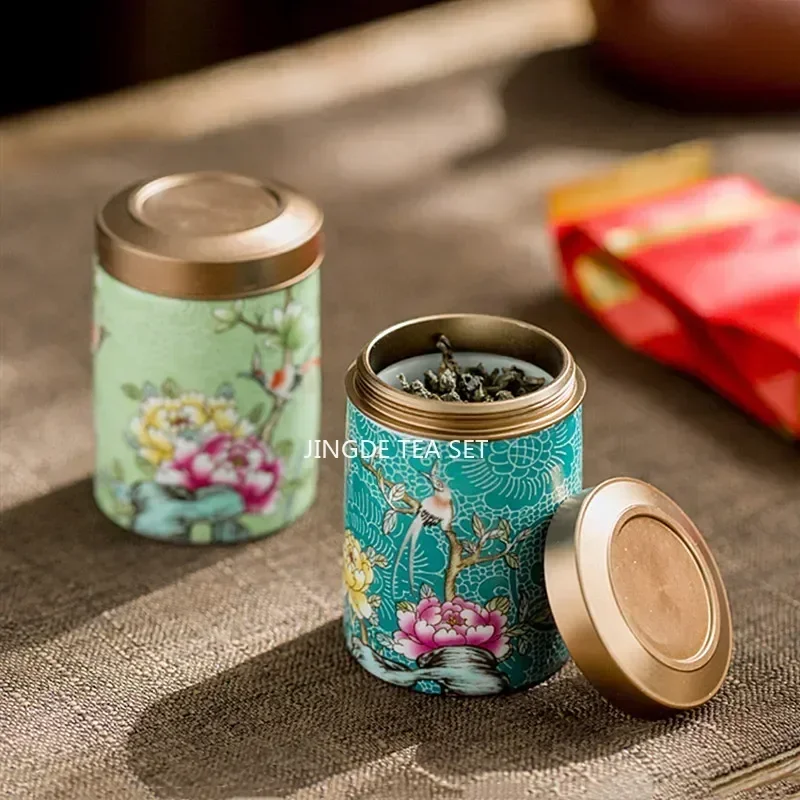 Boutique Ceramic Tea Tins Hous - Coffee Tea Jar Set avaliação e preço