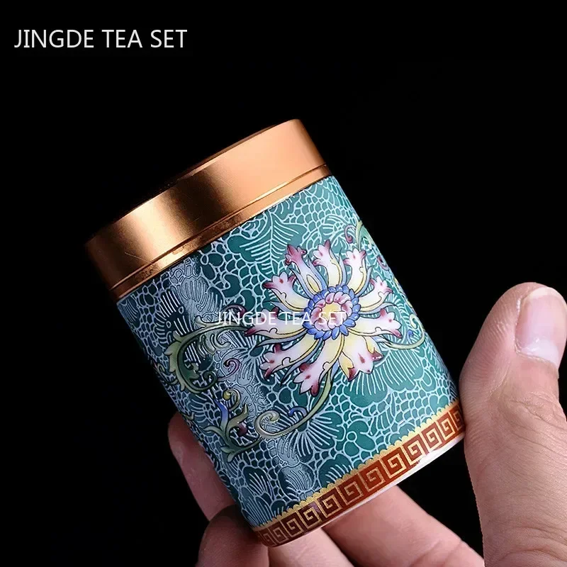 Boutique Ceramic Tea Tins Hous - Coffee Tea Jar Set avaliação e preço