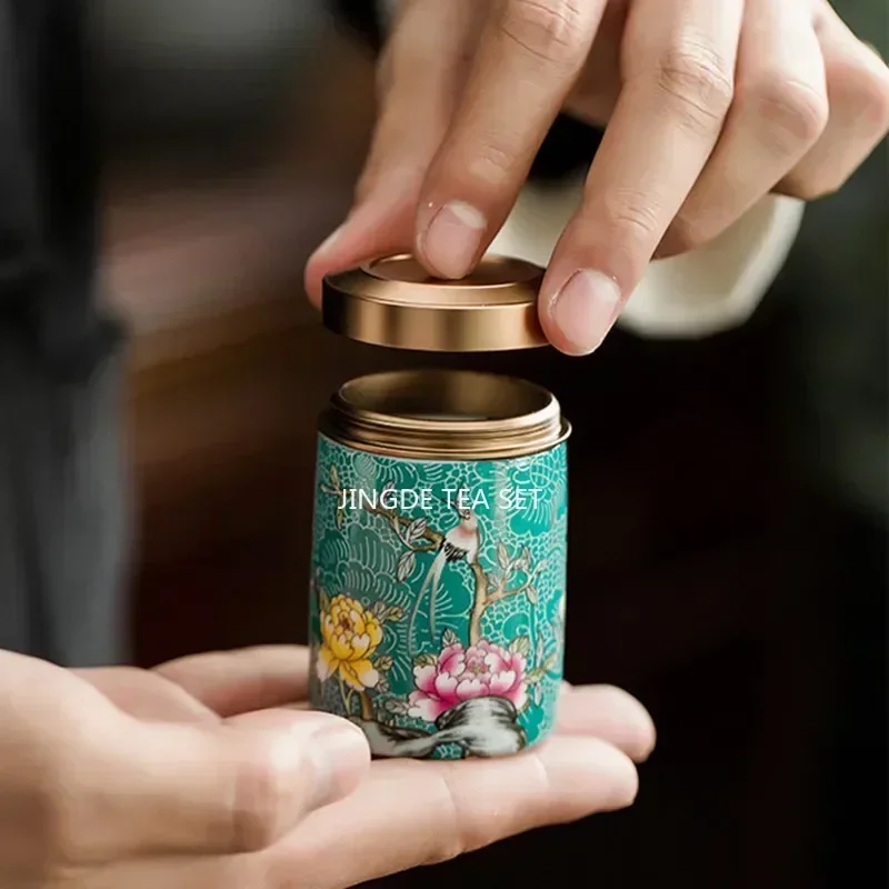 Boutique Ceramic Tea Tins Hous - Coffee Tea Jar Set avaliação e preço