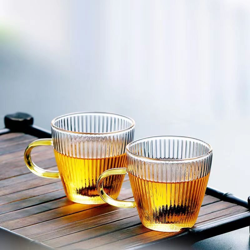 Glass Tea Cups small Cups Home - Coffee Tea Stand avaliação e preço