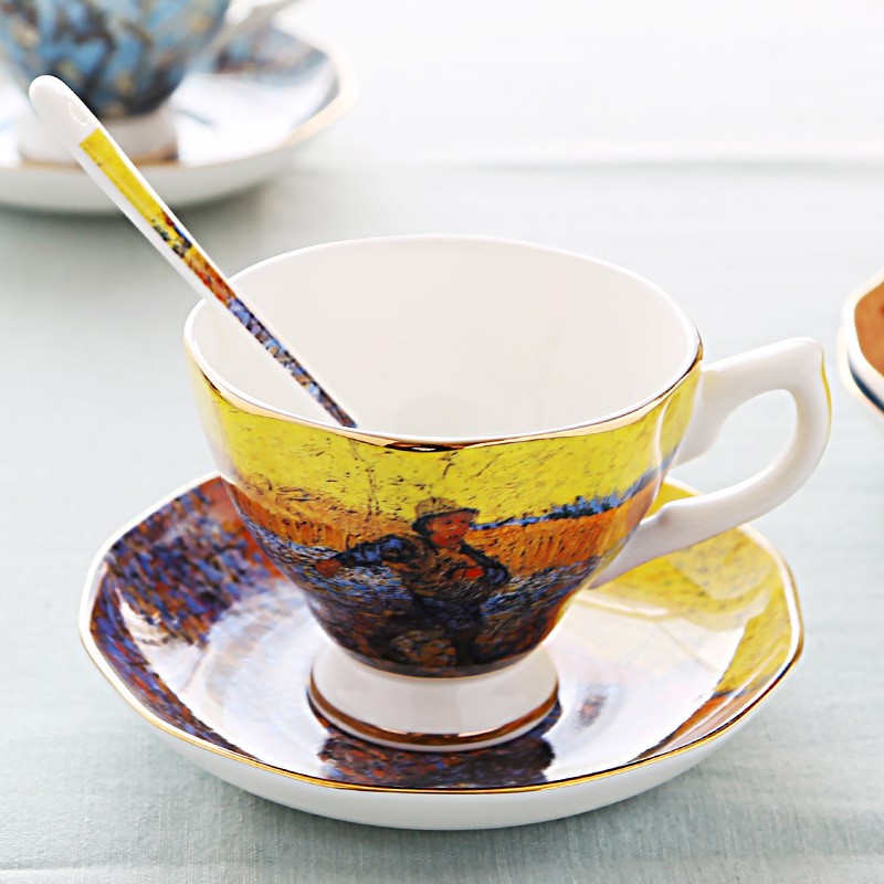 Van Gogh Art Painting Coffee M - Coffee Tea Van avaliação e preço