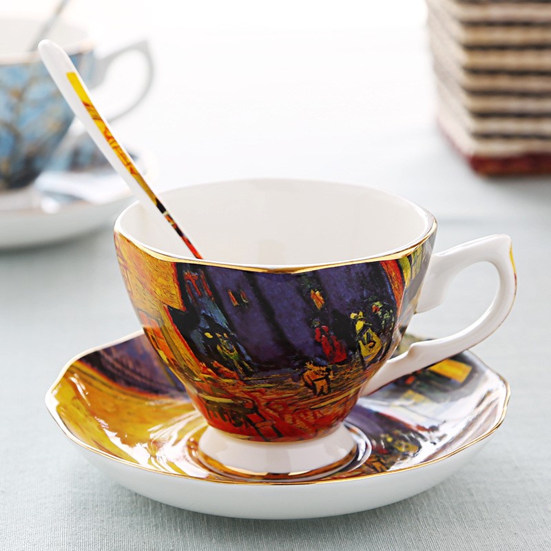 Van Gogh Art Painting Coffee M - Coffee Tea Van avaliação e preço