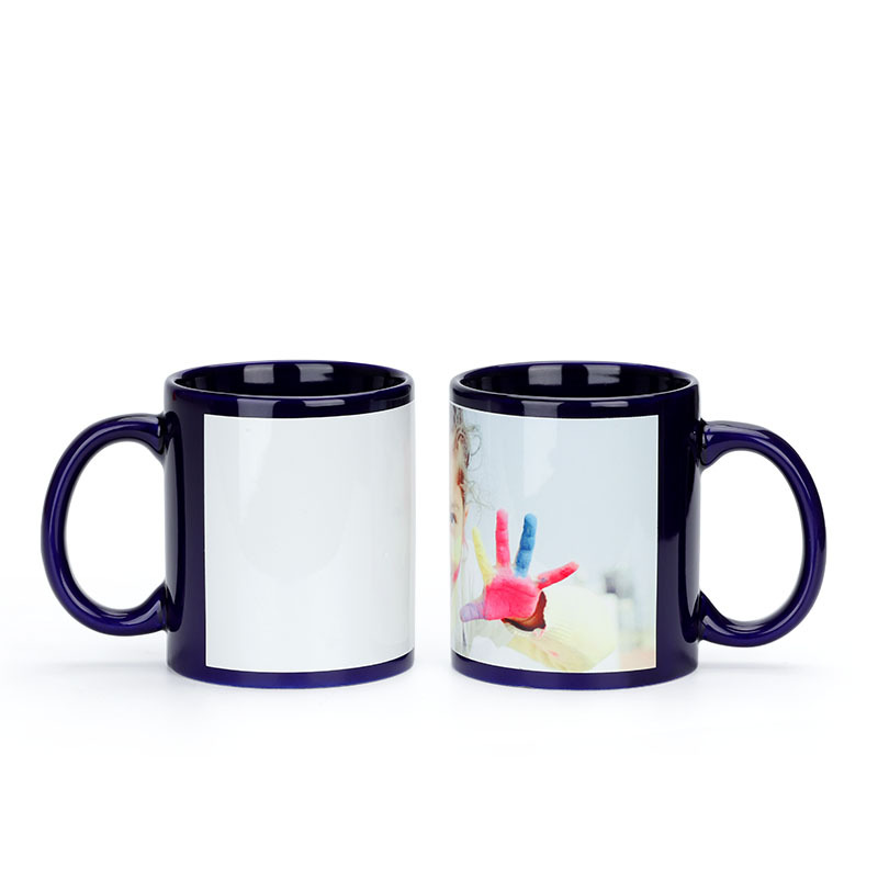 Black Cup DIY LOGO Ceramic 350 - Coffee Tea Logo avaliação e preço