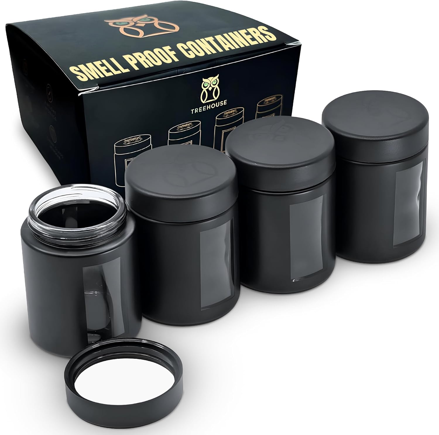 Treehouse Smell Proof Containe - Coffee Tea Jar Set avaliação e preço