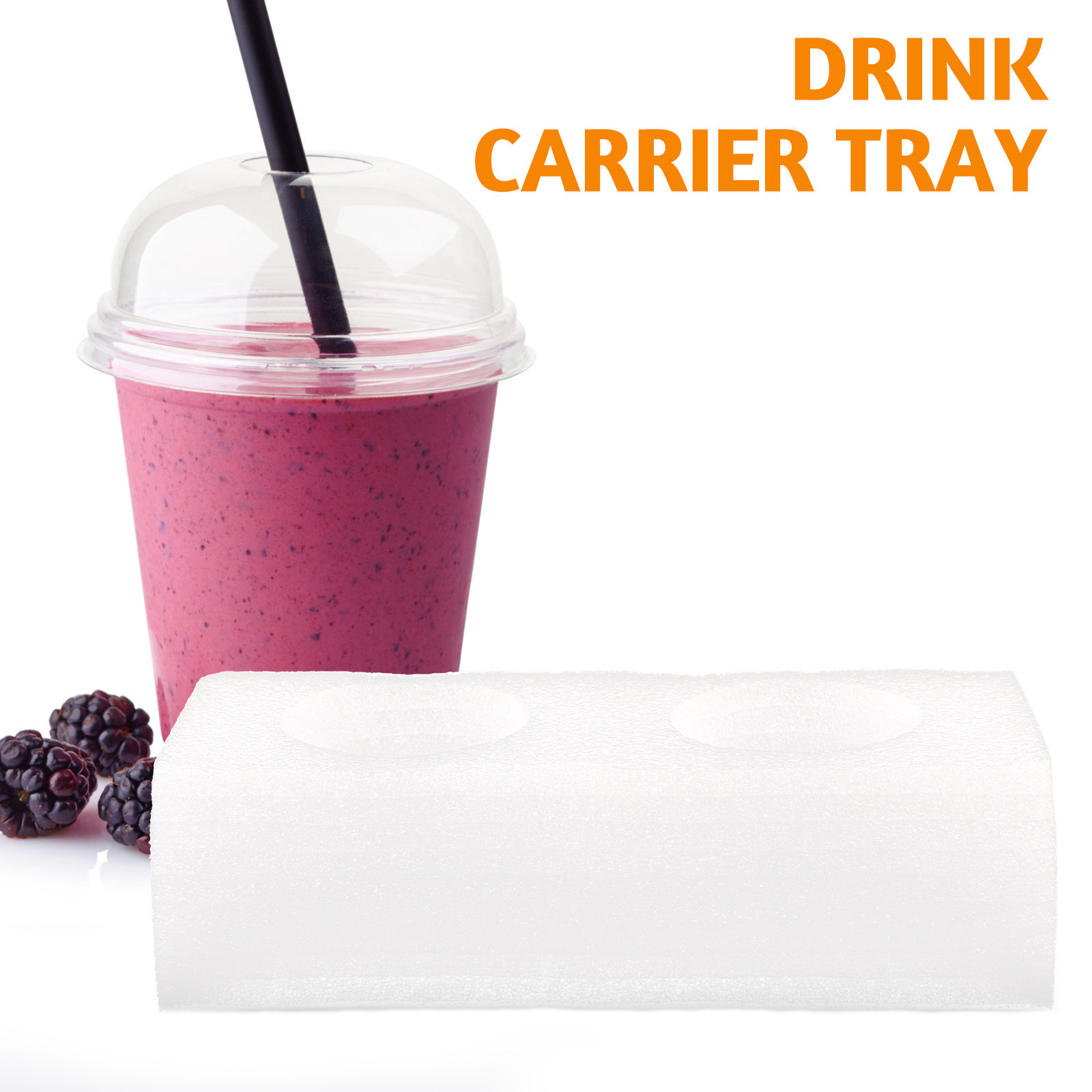 2Pcs Drink Carrier Tray Multi- - Coffee Tea Cups avaliação e preço