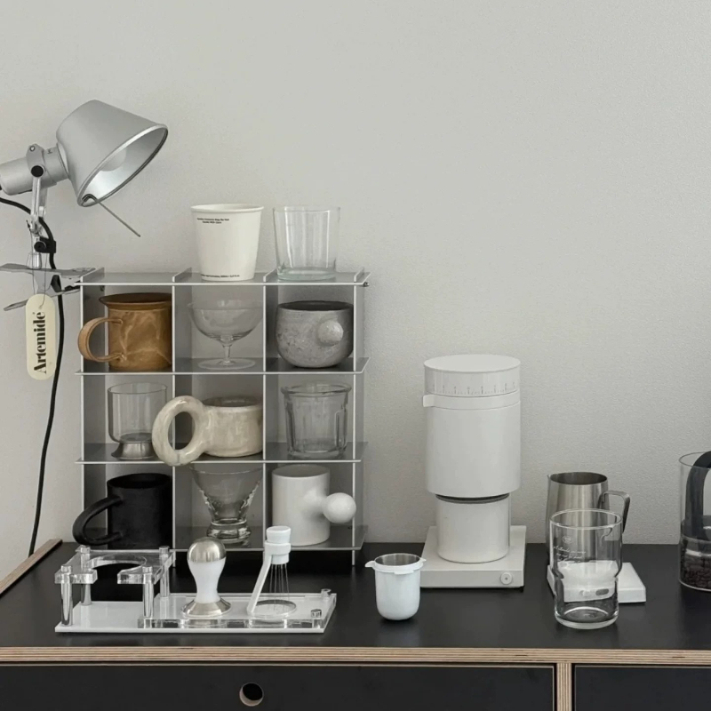 Minimalist Aluminum Alloy Coun - Coffee Tea Stand avaliação e preço