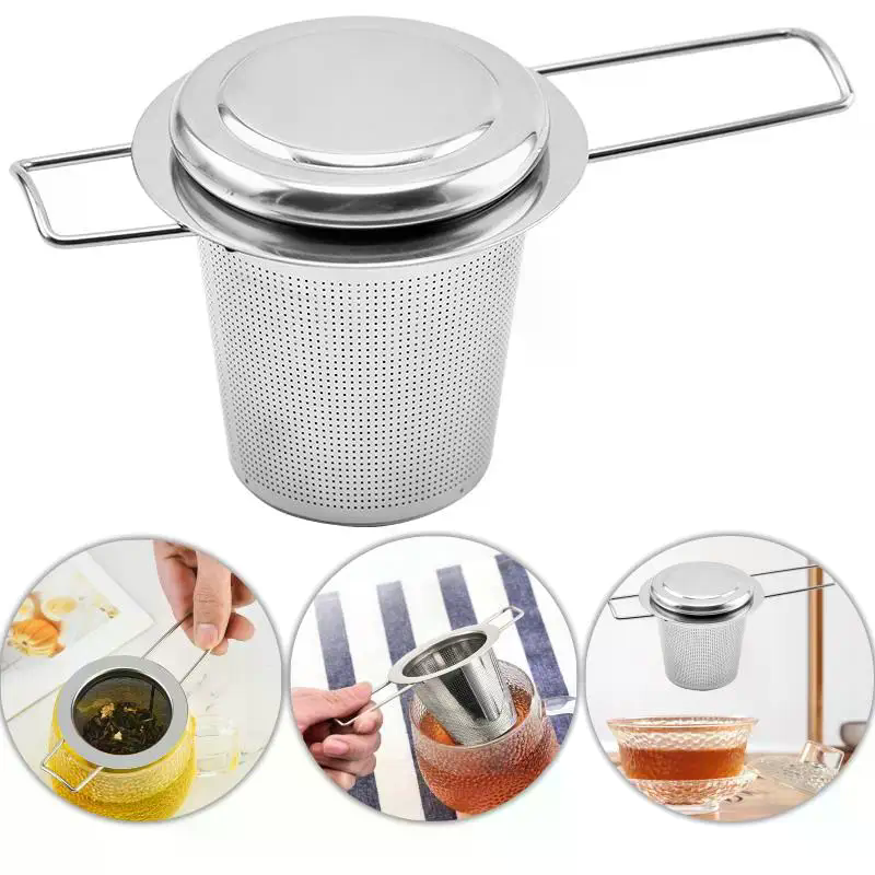 Stainless Steel Mesh Tea Infus - Coffee Leaves Tea avaliação e preço
