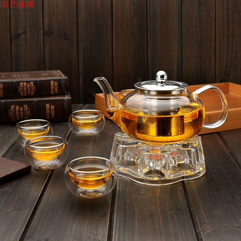 600/800ml Heat Resistant Glass - Coffee Tea Jar Set avaliação e preço