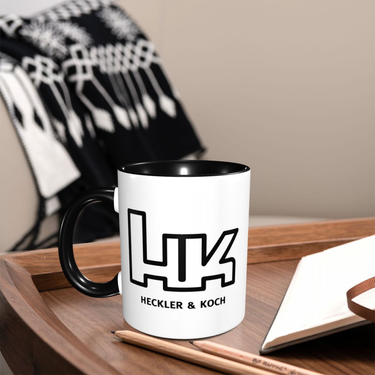 Heckler Koch Hk Logo Mug Funny - Coffee Tea Logo avaliação e preço