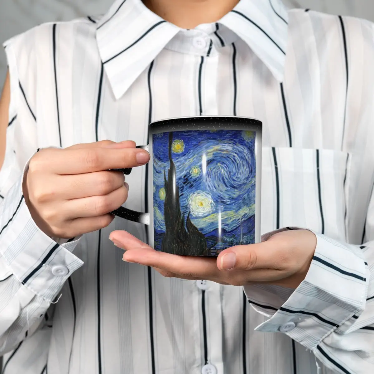 Van Gogh Mug Funny Ceramic Cof - Coffee Tea Van avaliação e preço