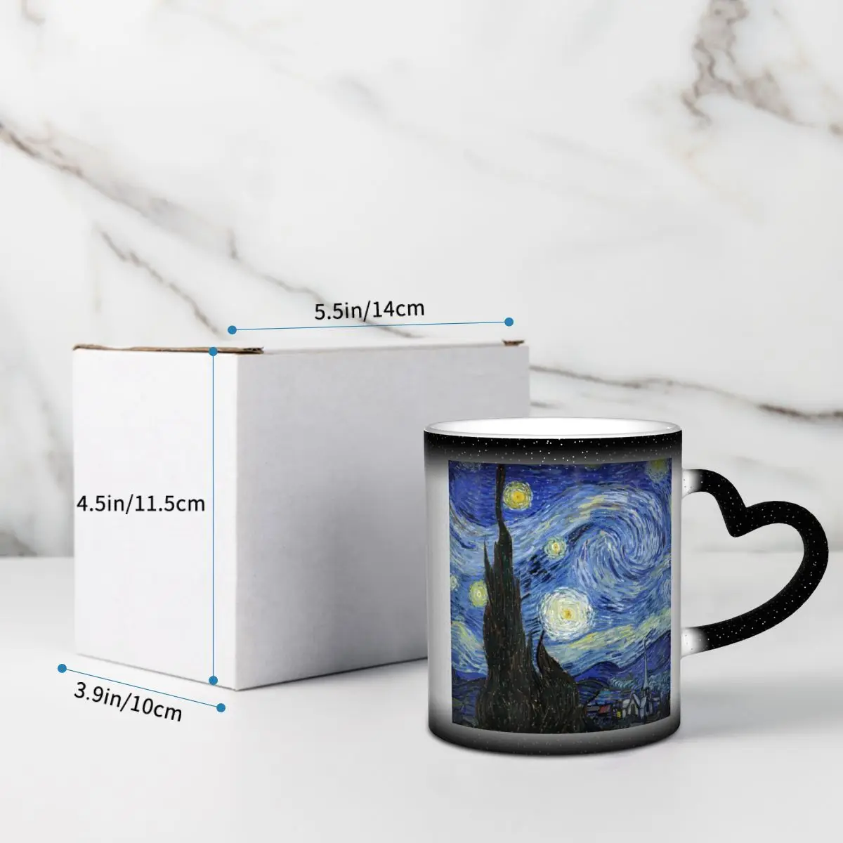 Van Gogh Mug Funny Ceramic Cof - Coffee Tea Van avaliação e preço