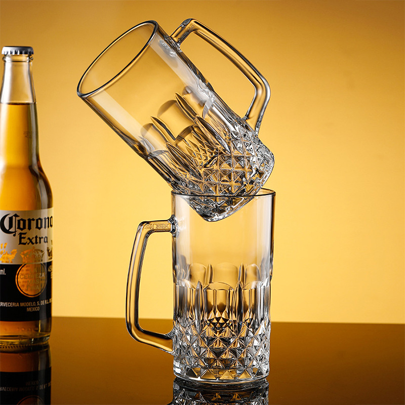 600ml/1000ml Beer Glass with H - Mug Tea Coffee avaliação e preço