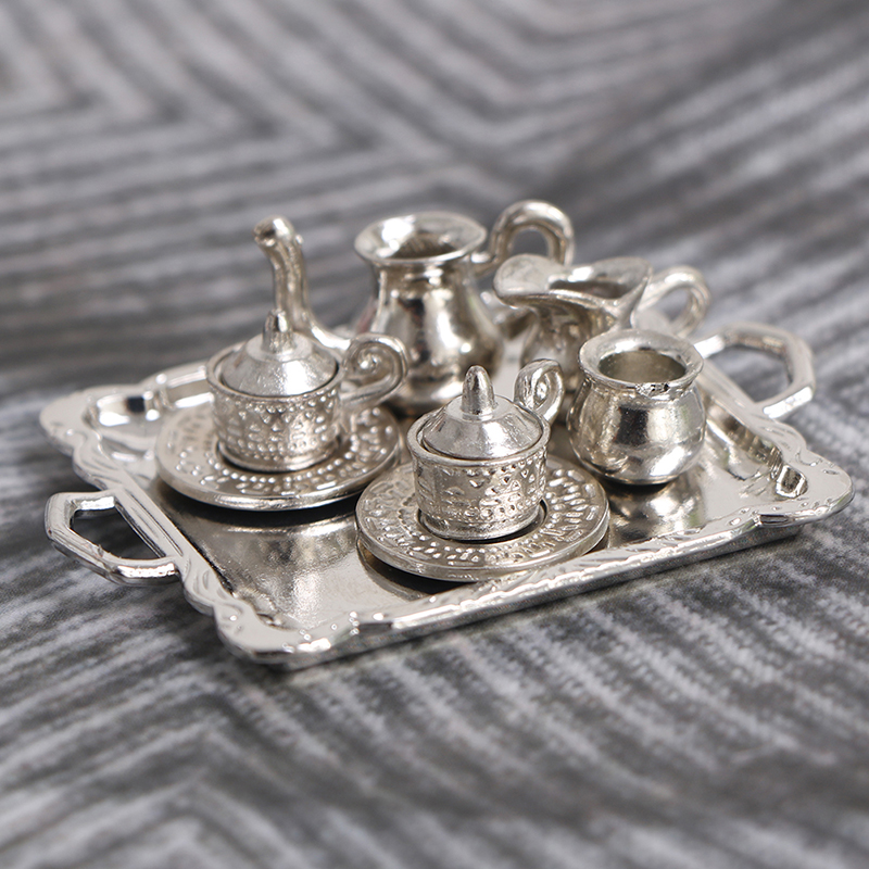 10pcs/Set 1/12 Dollhouse Minia - Coffee Tea Stand avaliação e preço