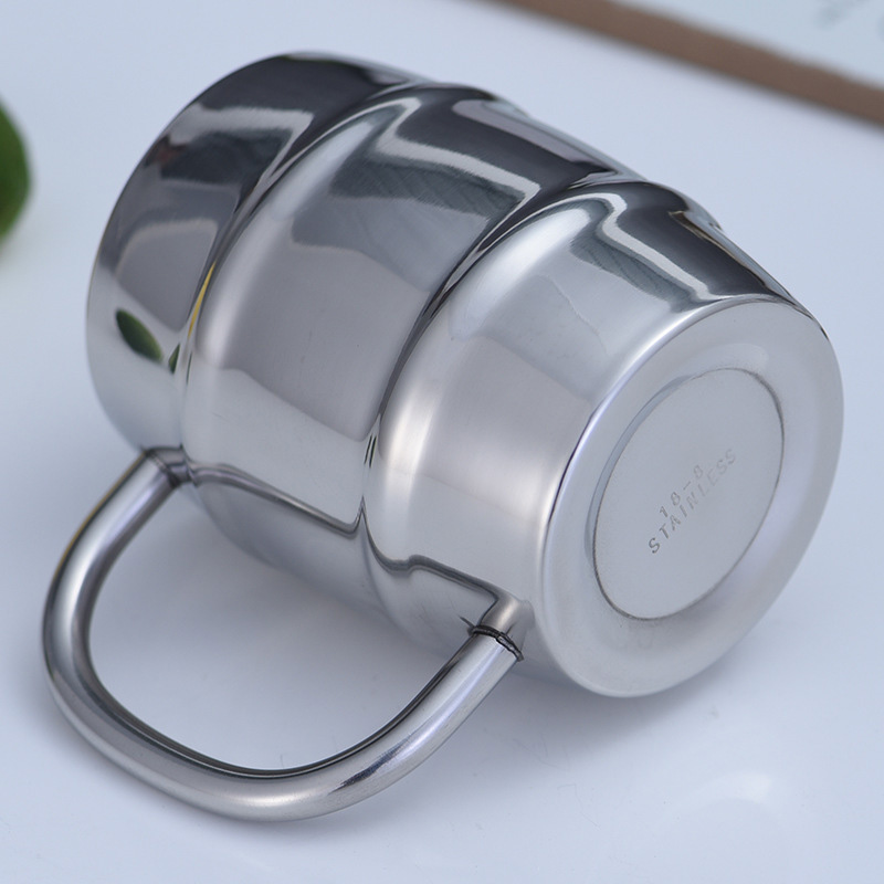 Stainless Steel Beer Cup Laser - Coffee Tea Logo avaliação e preço