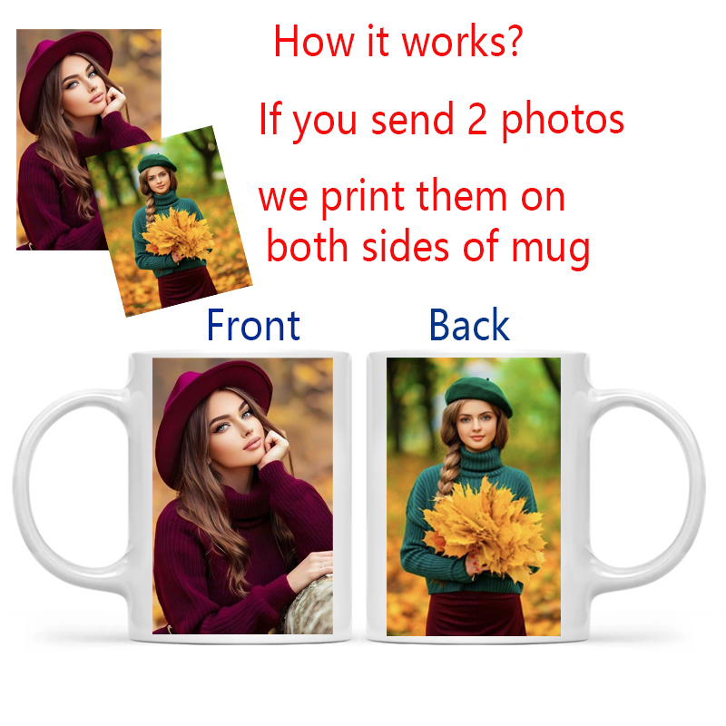 Personalized Your Photo Mug, C - Coffee Tea Logo avaliação e preço