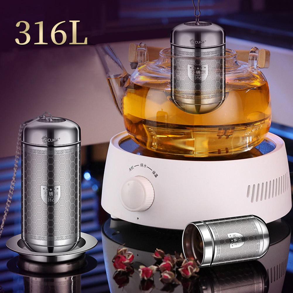 Stainless Steel Tea Infuser Te - Coffee Leaves Tea avaliação e preço