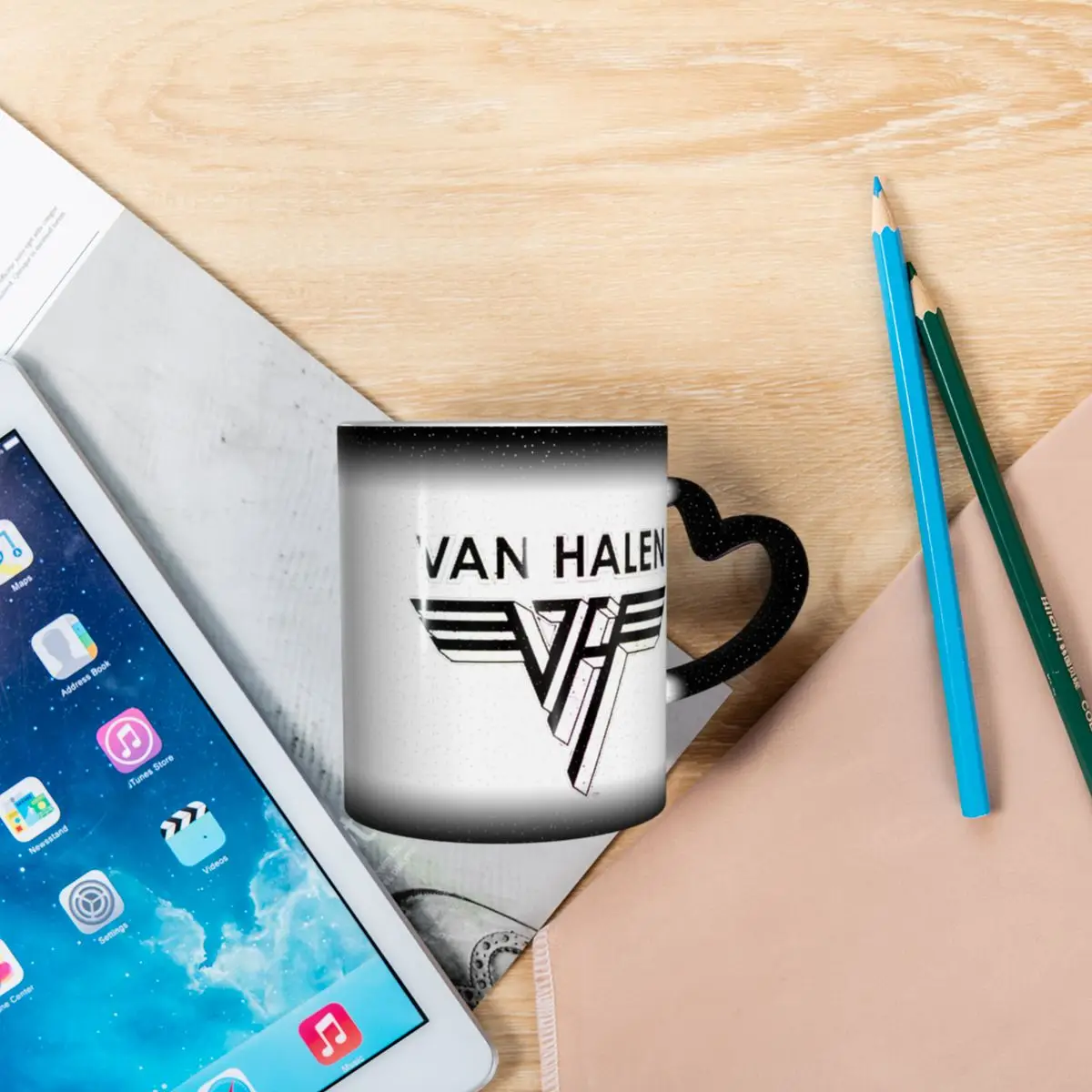 Van Halen 5150 Logo Mug Funny  - Coffee Tea Van avaliação e preço