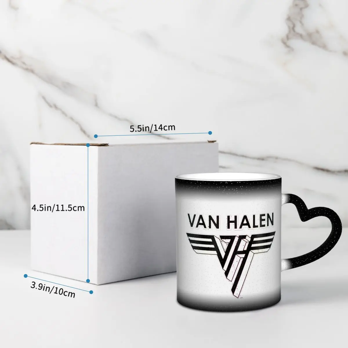 Van Halen 5150 Logo Mug Funny  - Coffee Tea Van avaliação e preço