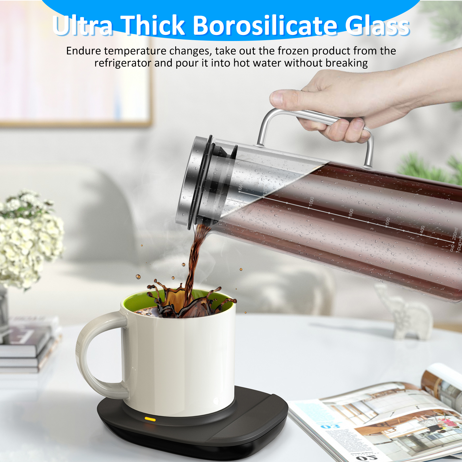Coffee Pitcher Airtight Cold B - Cold Brew Jar avaliação e preço