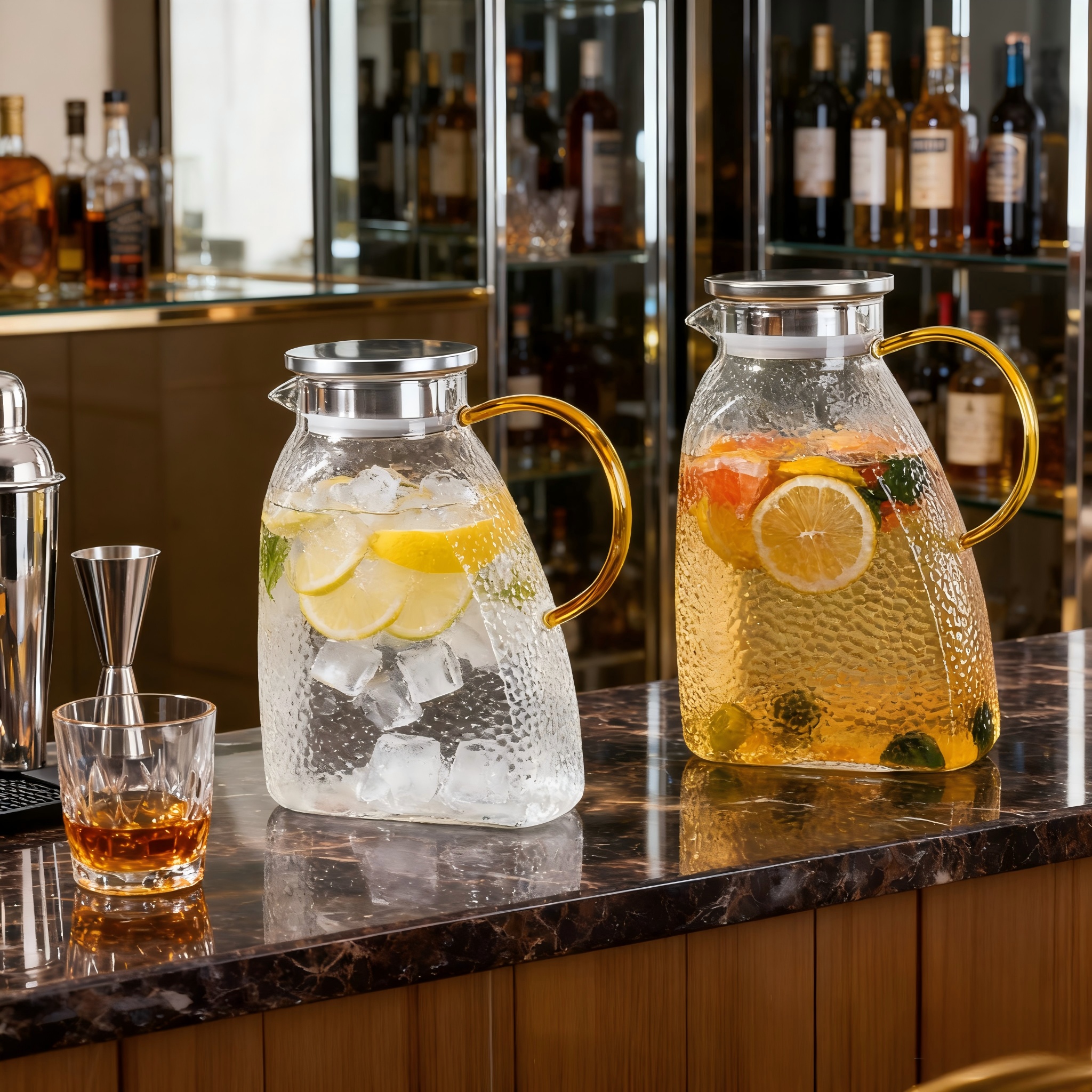 2pcs Glass Carafe with Lid And - Coffee Tea Equipment avaliação e preço