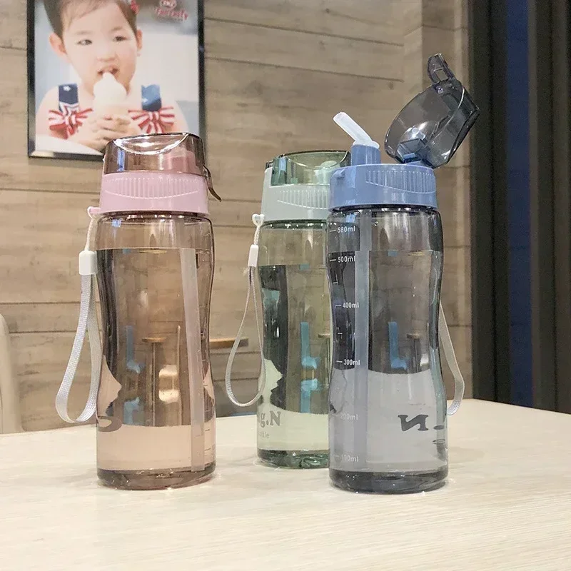 580ml Plastic Water Bottle For - Coffee Tea Equipment avaliação e preço