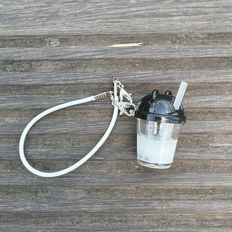 Cute Pearl Milk Tea Bag Charm  - Coffee Tea Cups avaliação e preço