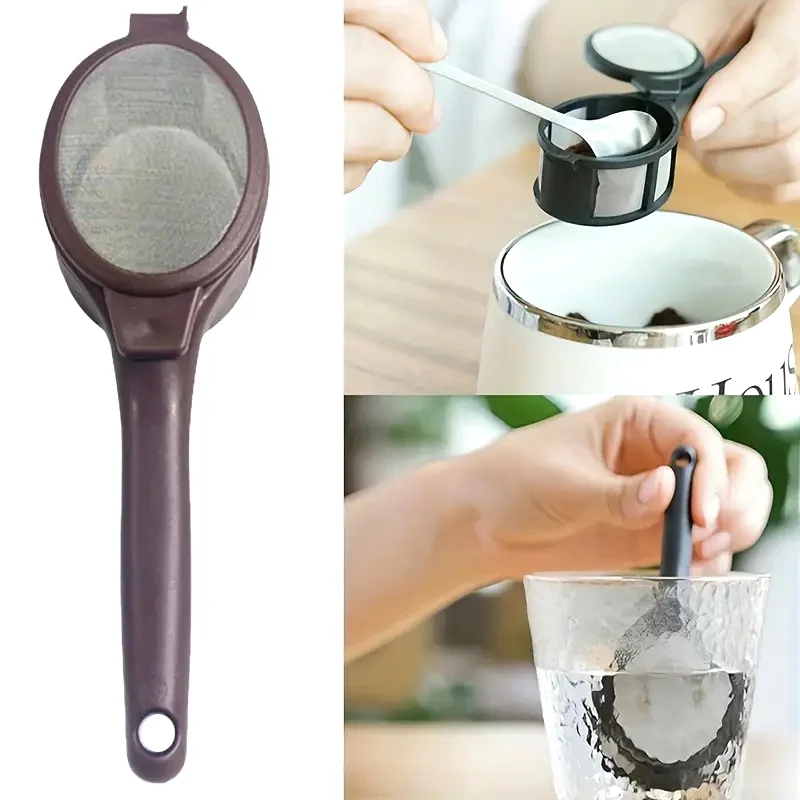 Coffee Filter Spoon Reusable C - Coffee Leaves Tea avaliação e preço