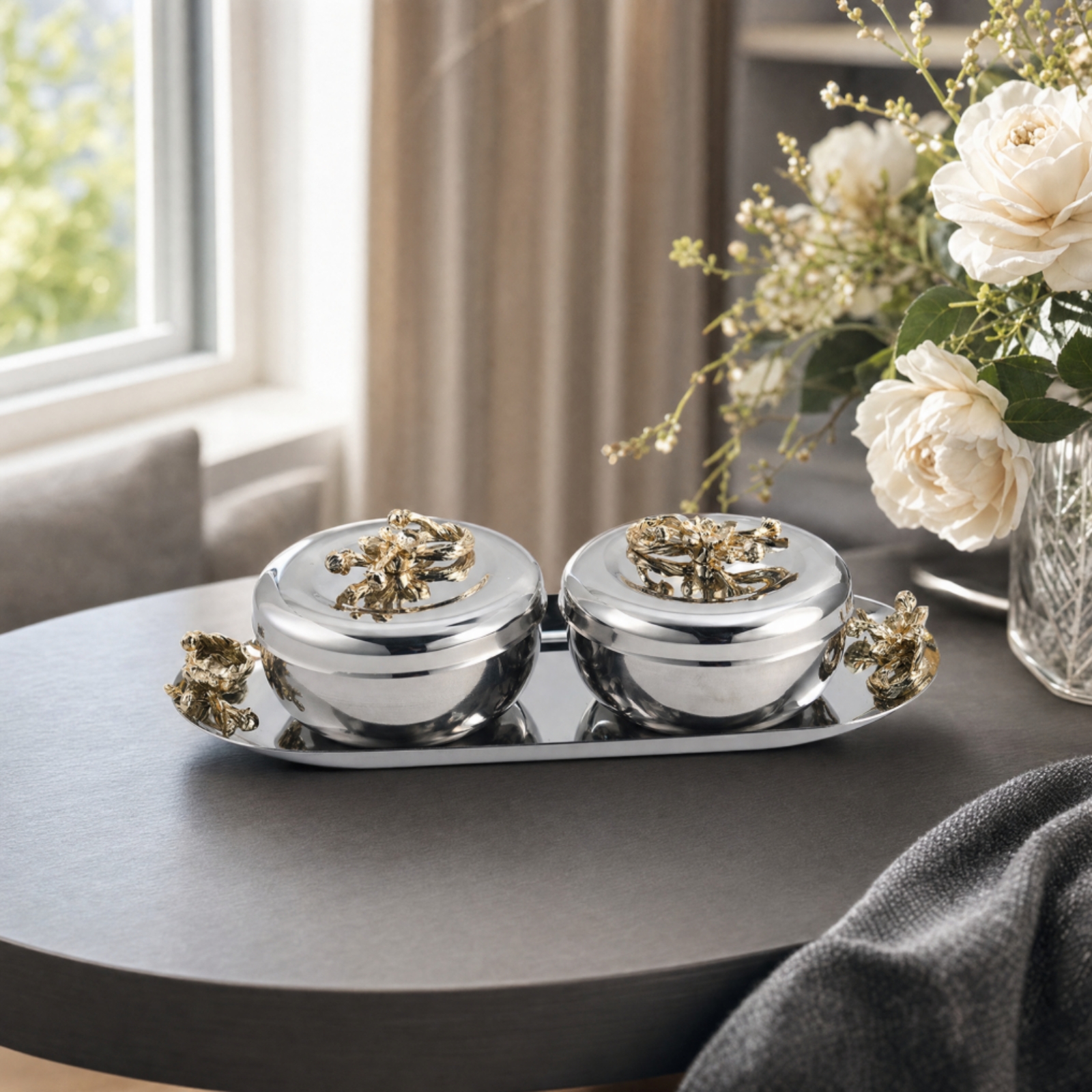 Storage Jars with Tray Elegant - Coffee Tea Jar Set avaliação e preço