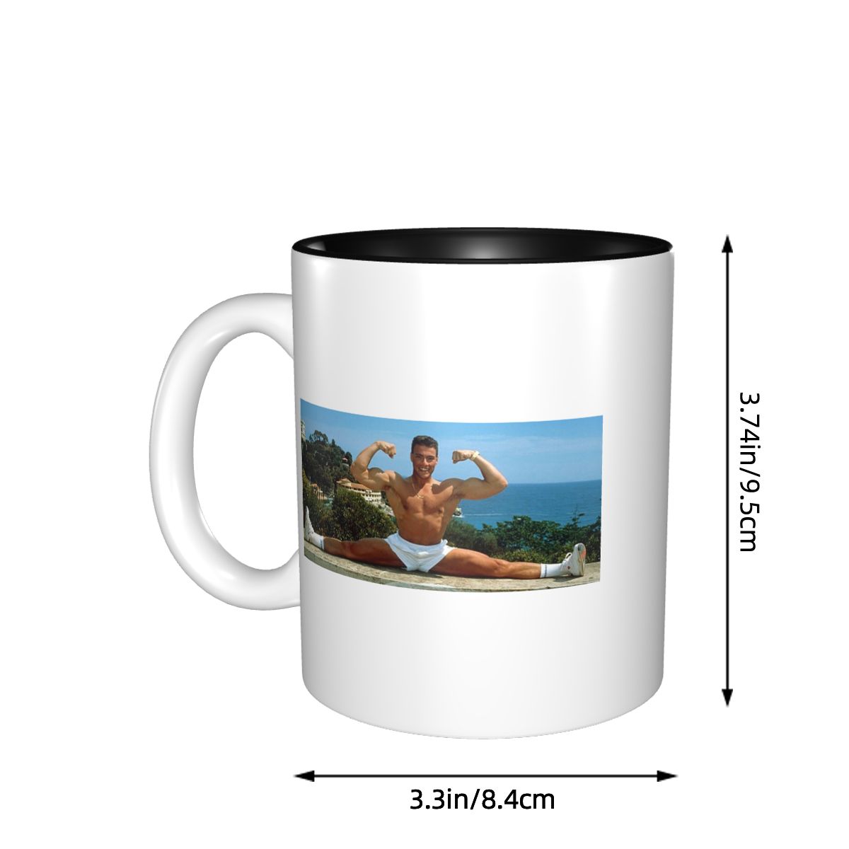 Jean Claude Van Damme Splits M - Coffee Tea Van avaliação e preço