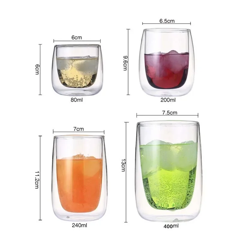 Wine Glasses Drinking Tumbler, - Coffee Tea Vodka avaliação e preço