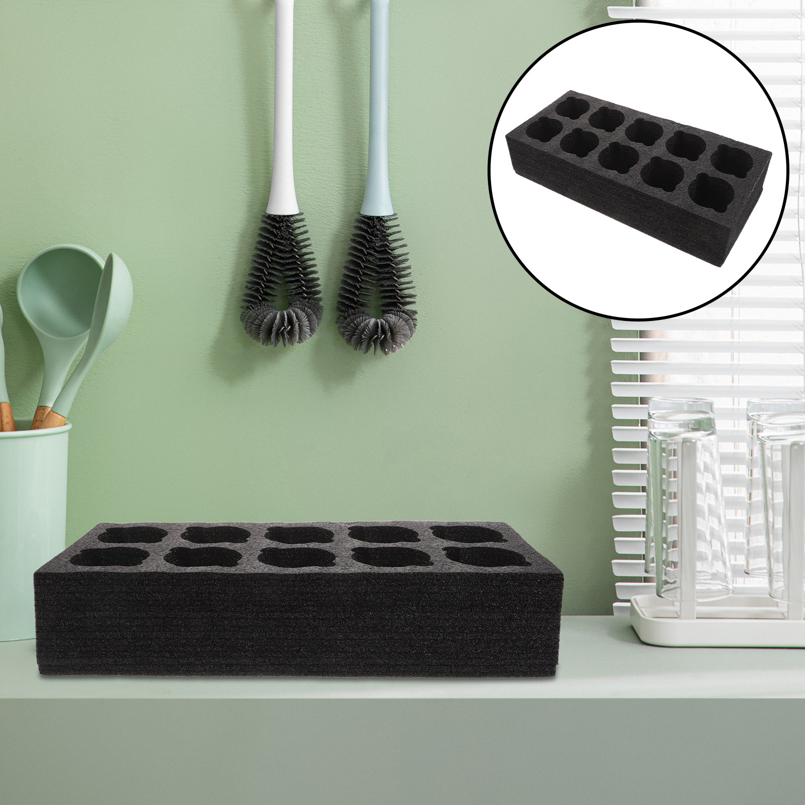 10 Cups Take Out Cup Holder -  - Coffee Tea Cups avaliação e preço