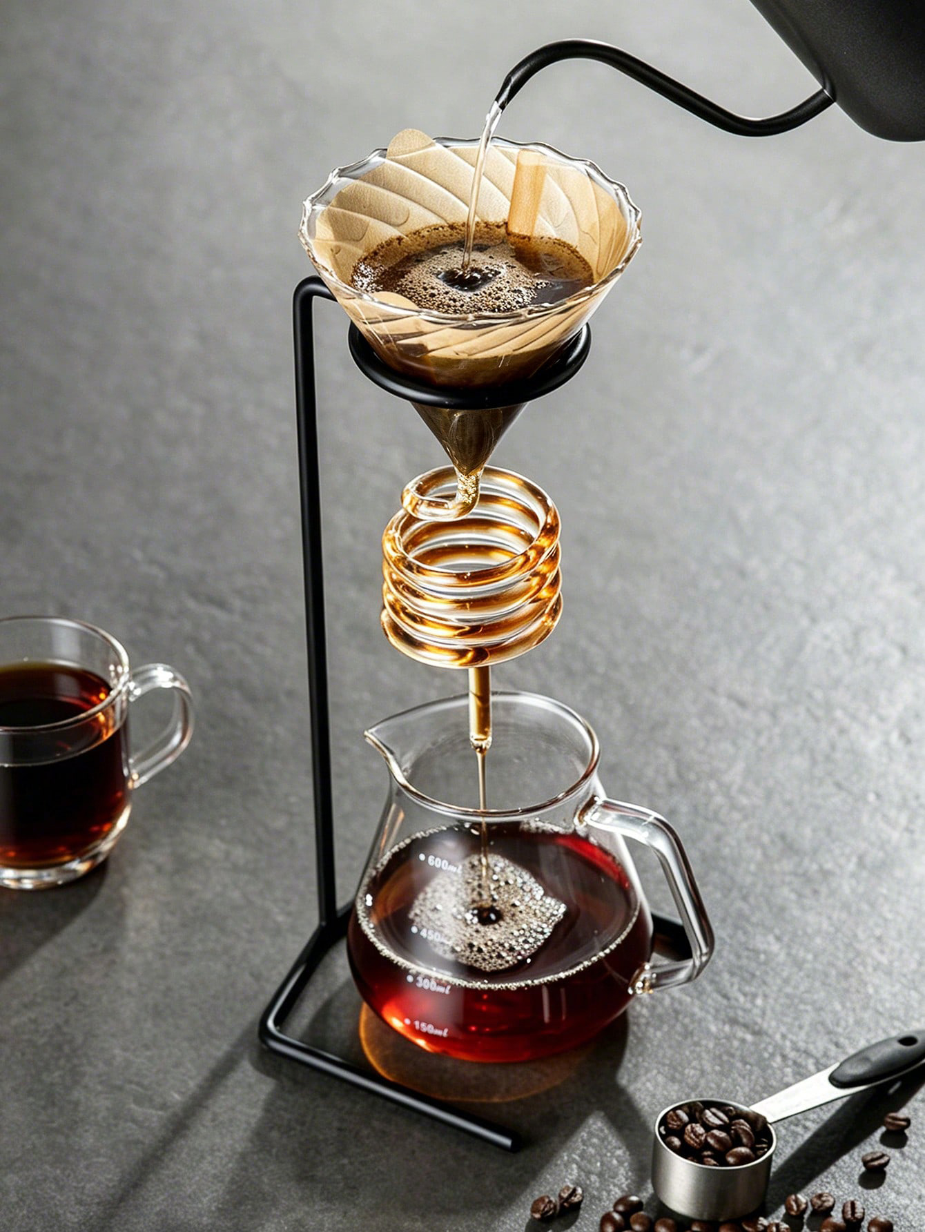 1pc Hand stand Vintage coffee  - Coffee Tea Stand avaliação e preço