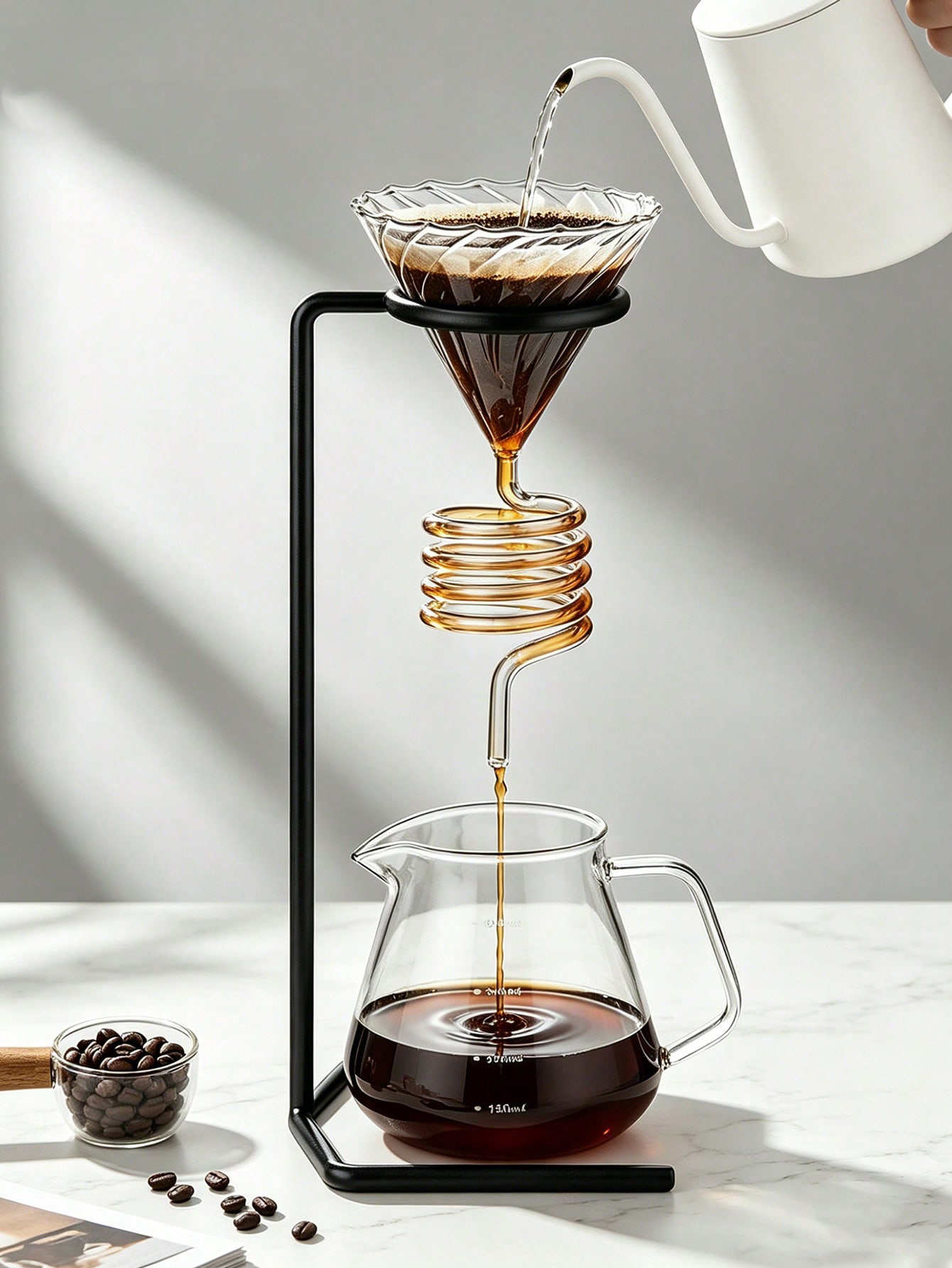 1pc Hand stand Vintage coffee  - Coffee Tea Stand avaliação e preço