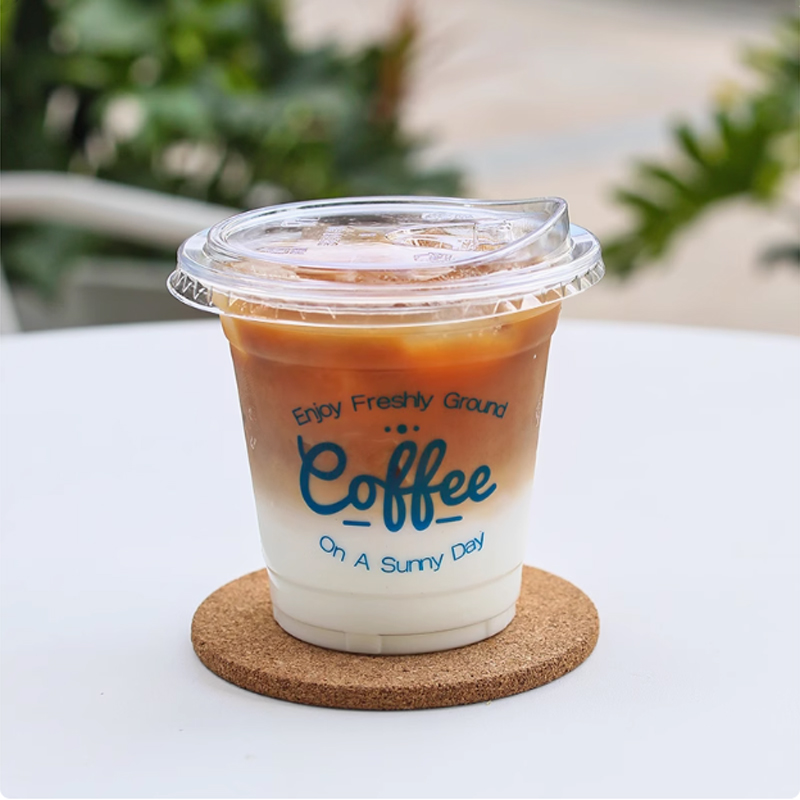 Plastic Cup Customized Logo Y  - Coffee Tea Logo avaliação e preço