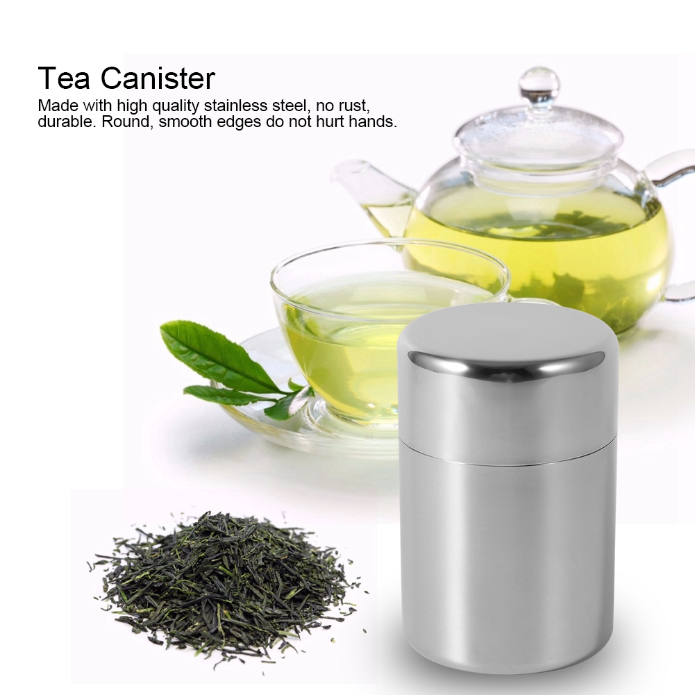 Stainless Steel Tea Leaf Tins  - Coffee Leaves Tea avaliação e preço