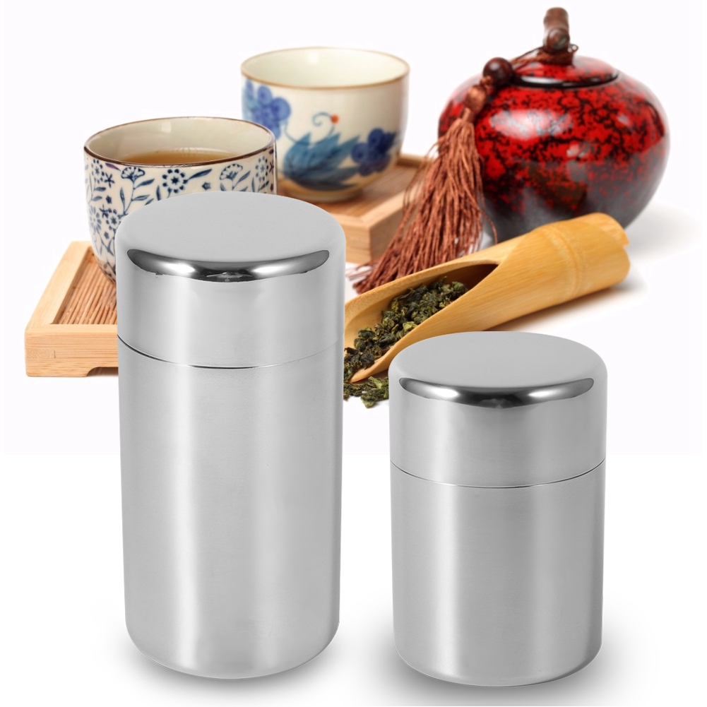 Stainless Steel Tea Leaf Tins  - Coffee Leaves Tea avaliação e preço