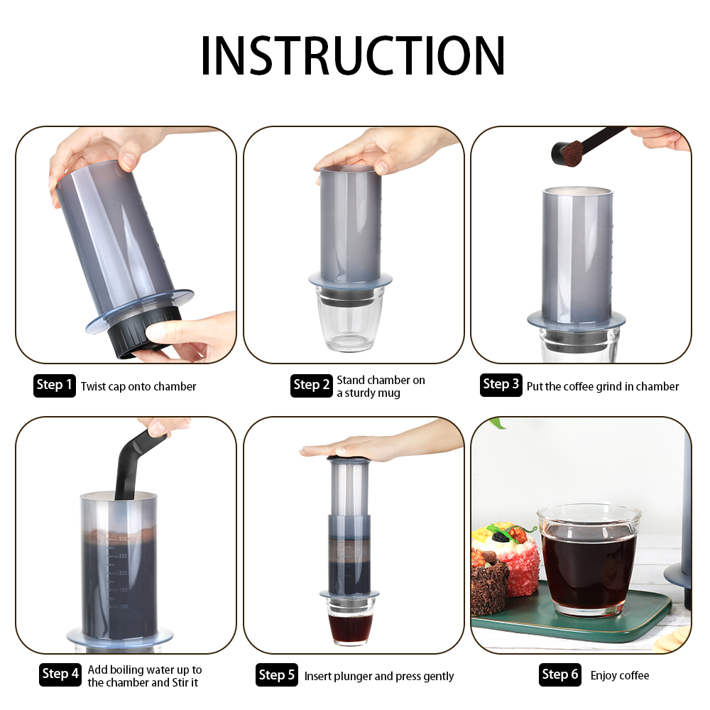 Espresso Coffee Maker Portable - Aeropress Coffee Maker avaliação e preço