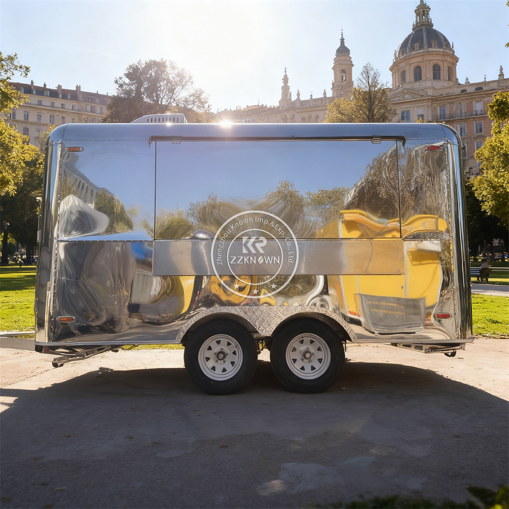 Street Stainless Steel Mobile  - Coffee Tea Van avaliação e preço