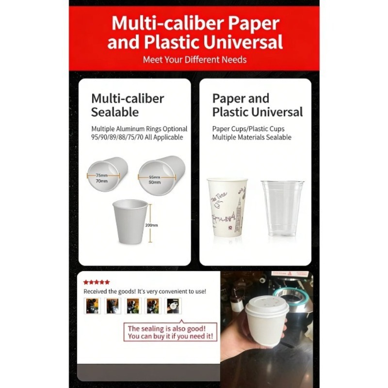Automatic Plastic Cup Sealing  - Coffee Tea Cups avaliação e preço