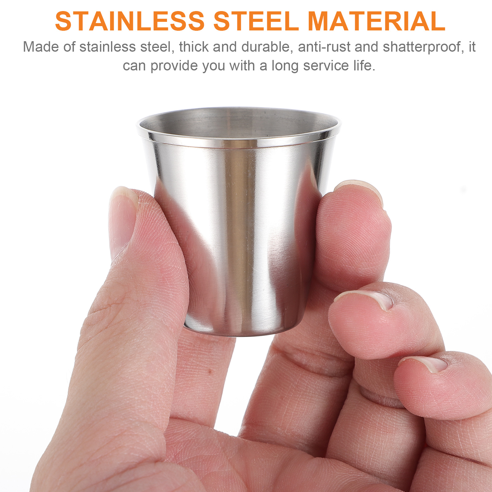 12pcs Stainless Steel Shot Cup - Coffee Tea Vodka avaliação e preço