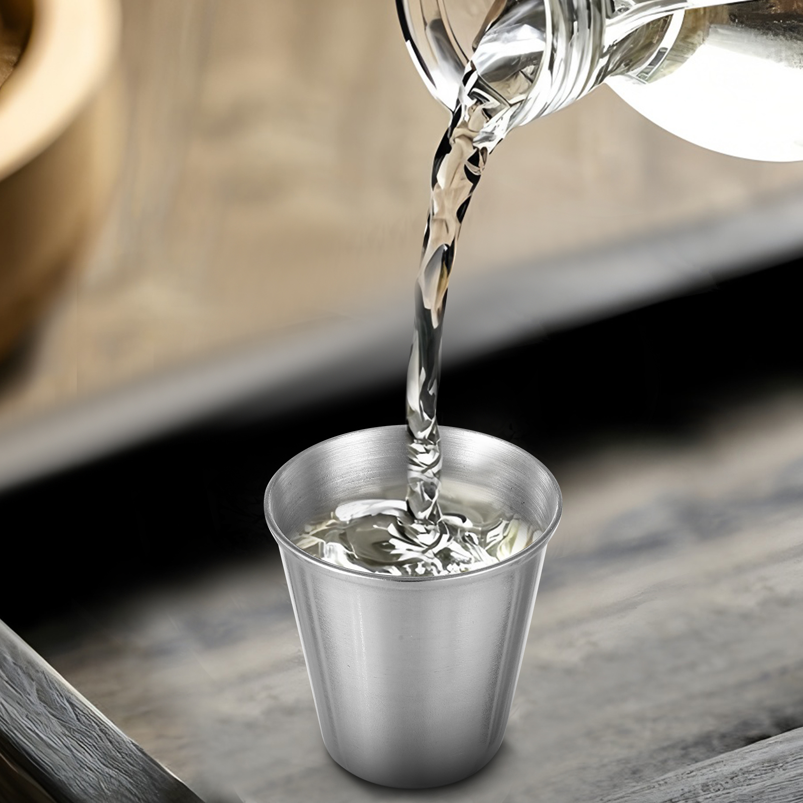 12pcs Stainless Steel Shot Cup - Coffee Tea Vodka avaliação e preço